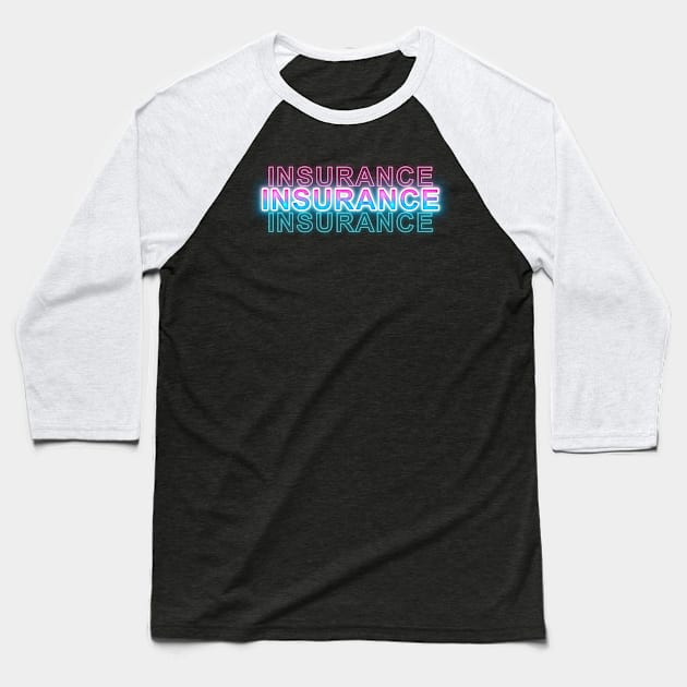 insurance Baseball T-Shirt by Sanzida Design